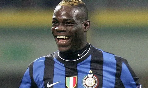 Mario Balotelli thời còn khoác áo Inter Milan