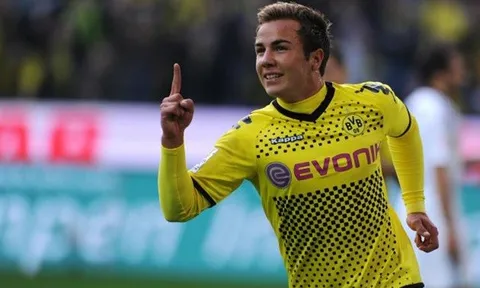 Mario Goetze từng rất bùng nổ trong màu áo Dortmund