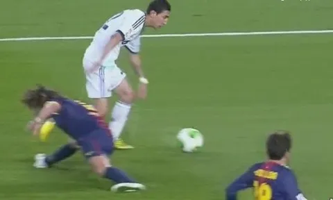 Mascherano ‘vồ ếch’ làm gợi nhớ cú lừa của Di Maria