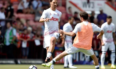 Mata góp ý giúp M.U 'hoàn thiện' Ibrahimovic