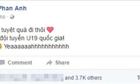 MC Phan Anh 'phát cuồng' vì U19 Việt Nam