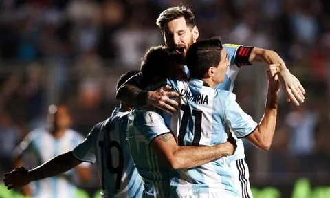 Argentina bay trên đôi cánh Messi