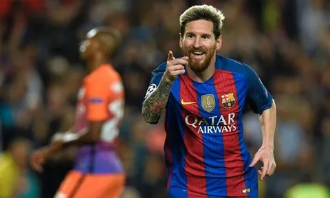 Messi “một mình, một ngựa” ở Champions League
