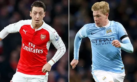 Mesut Ozil vs De Bruyne: Ai là tiền vệ tấn công xuất sắc hơn?