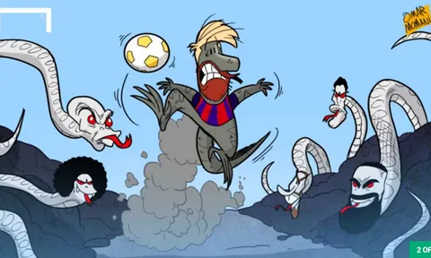 Thằn lằn Messi chạy thoát kỳ diệu khỏi lũ rắn độc