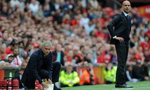 Khi Mourinho đưa mặt mời Guardiola tát
