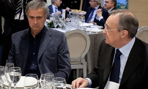 Mourinho âm thầm ‘đâm sau lưng’ Florentino Perez