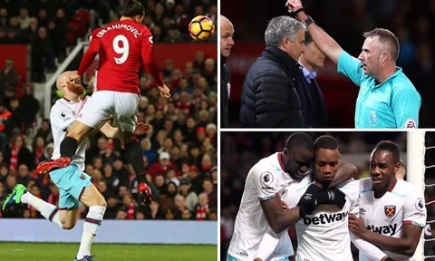 Mourinho lại lên khán đài ngồi nhìn Manchester United đánh rơi 2 điểm