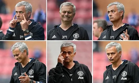 Mourinho mặt nhăn mày nhó trong chiến thắng đầu tay cùng Manchester United