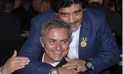 Mourinho tiết lộ cuộc gọi bất ngờ từ Maradona sau trận hòa Arsenal