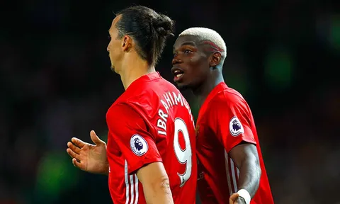 M.U thua, Ibra và Pogba vẫn đang là 'vua' ở Ngoại hạng Anh