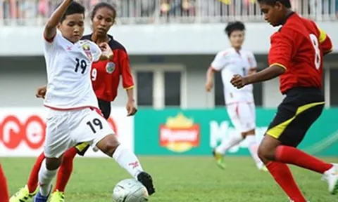 Chủ nhà Myanmar phá vỡ thành tích ghi bàn của ĐT nữ Việt Nam