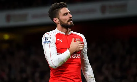 Những bàn thắng tuyệt đẹp của Olivier Giroud trong màu áo Arsenal