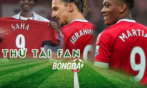 Những cầu thủ mang áo số 9 của M.U trong kỉ nguyên Premier League