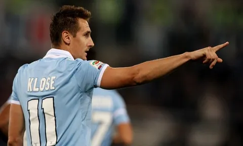 Những khoảnh khắc đáng nhớ của Miroslav Klose tại Lazio