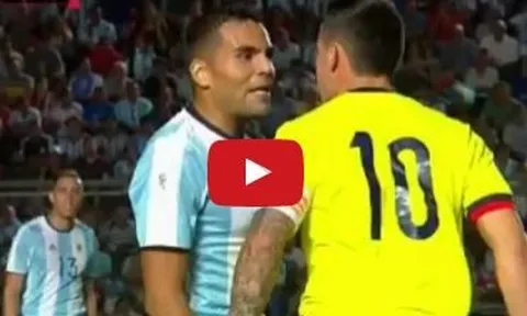 Những khoảnh khắc 'hổ báo' của James Rodriguez trong trận Colombia 0-3 Argentina