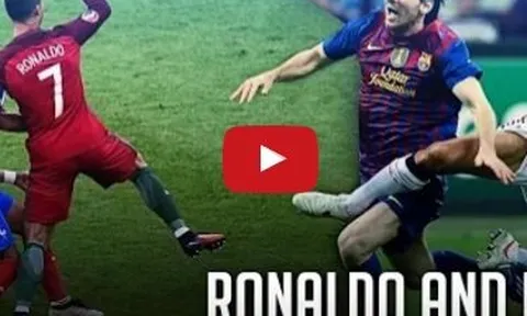 Những lần bị phạm lỗi kinh hoàng của Cristiano Ronaldo và Lionel Messi
