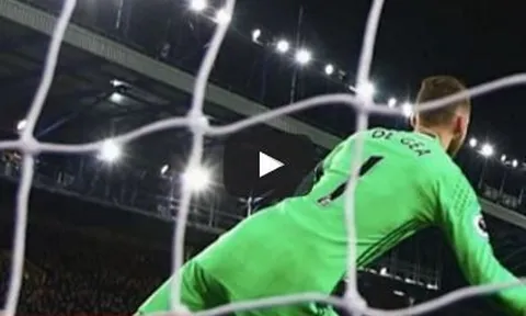 Những pha cứu thua tuyệt đẹp của David de Gea vs Everton