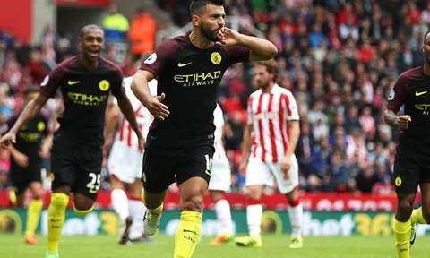 Nolito thông nòng, Man City nhấm chìm Stoke trên sân khách