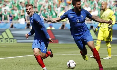 Olivier Giroud chơi cực hay vs Iceland