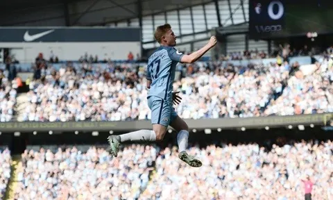 Pep cao hứng: "De Bruyne chỉ thua mỗi Lionel Messi"
