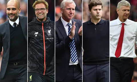 Pep, Klopp và Wenger tranh giải HLV của tháng