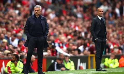 Pep và Mourinho chưa thể thực hiện lời hứa hậu derby