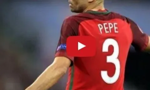 Pepe phòng ngự cực hay trong trận chung kết EURO 2016