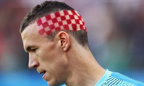 Chiêm ngưỡng kiểu tóc caro cực dị của Ivan Perisic