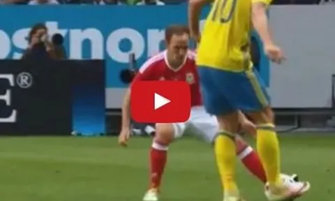 Pha 'xâu kim' cực khéo của Zlatan Ibrahimovic