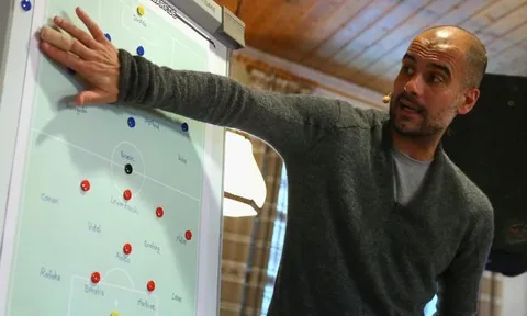 Phân tích chiến thuật Pep Guardiola áp dụng cho Man City.
