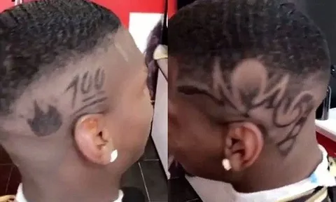 Pogba chuẩn bị cho đại chiến Liverpool bằng kiểu tóc mới