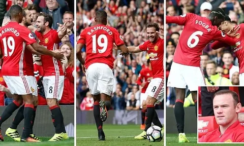 Pogba thông nòng, M.U giải quyết nhà vua ngay trong hiệp một