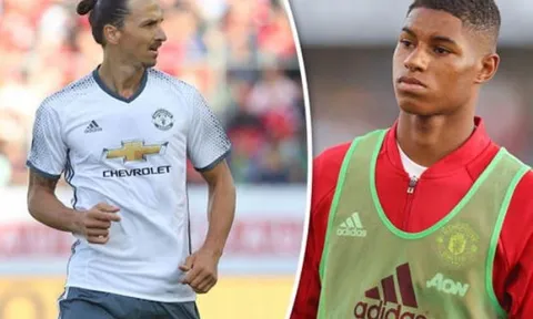Mourinho tính đến phương án sử dụng cặp song sát Ibra - Rashford