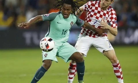 Renato Sanches cày nát hàng tiền vệ Croatia