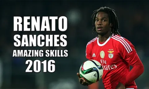 Renato Sanches khi còn khoác áo Benfica