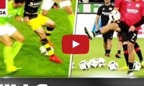 Ribéry, Chicharito, Thiago và những pha biểu diễn kĩ thuật vòng 4 Bundesliga