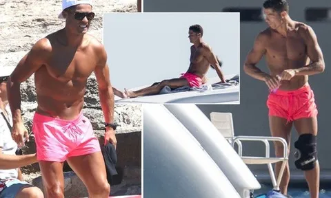 Ronaldo lại diện quần hồng, làm chị em thao thức