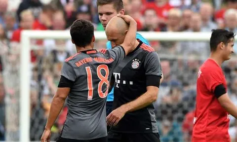 Arjen Robben lại chấn thương, Sané sẽ về Bayern thay thế?