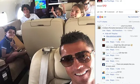 Ronaldo trở thành nạn nhân của dân mạng Việt Nam