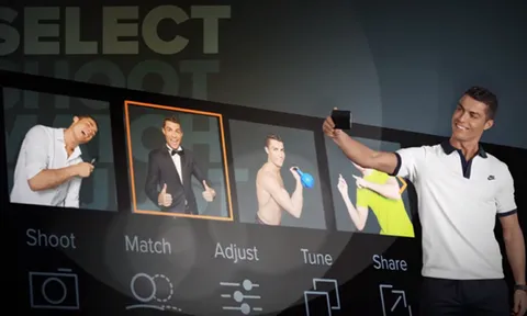 Ronaldo ra mắt ứng dụng selfie
