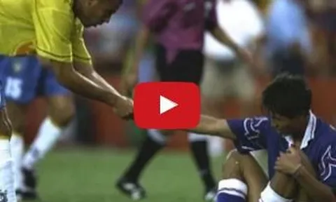 Ronaldo chơi cực hay vs Nhật Bản (Olympic 1996)