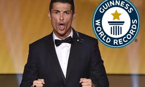 Ronaldo, Petr Cech ghi danh vào sách kỷ lục Guinness 2017