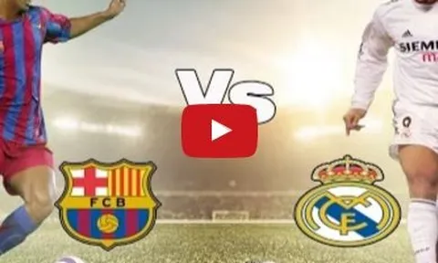 Ronaldo so tài Ronaldinho (Real Madrid vs Barcelona 04/05)