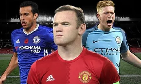 Rooney vào top 10 cầu thủ kiến tạo tốt nhất giải Ngoại hạng