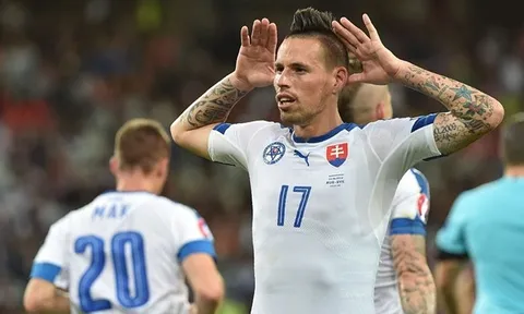Kiến tạo và siêu phẩm, Hamsik kéo hy vọng về cho Slovakia