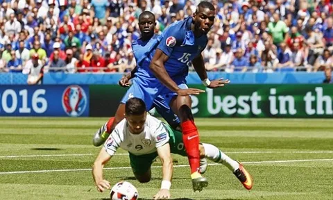 Sai lầm tai hại của Paul Pogba vs CH Ireland