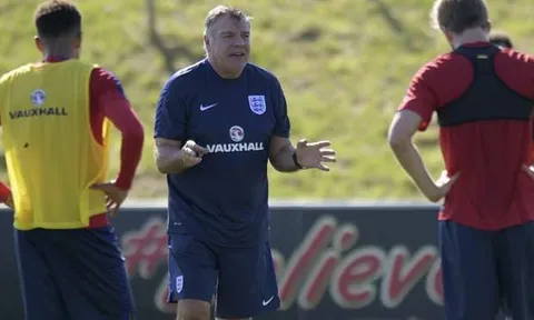 Tiết lộ đội hình chính thức tuyển Anh được Sam Allardyce lựa chọn