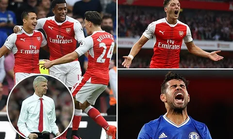Sanchez khai nòng, Arsenal bắn nát Chelsea tại Emirates
