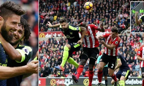 Sanchez mở điểm, Giroud dồn David Moyes vào cửa tử